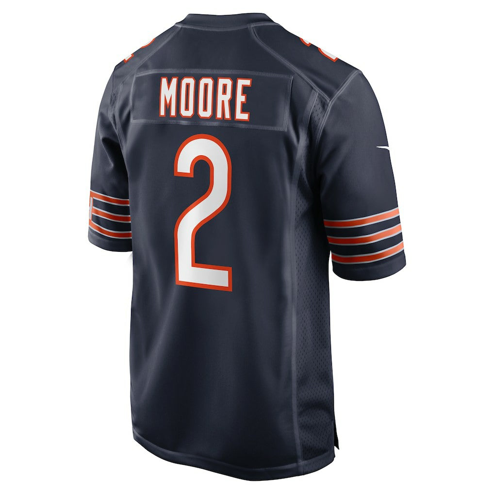 D.J. Moore Chicago Bears Team Color Game Jersey - Navy - Nike