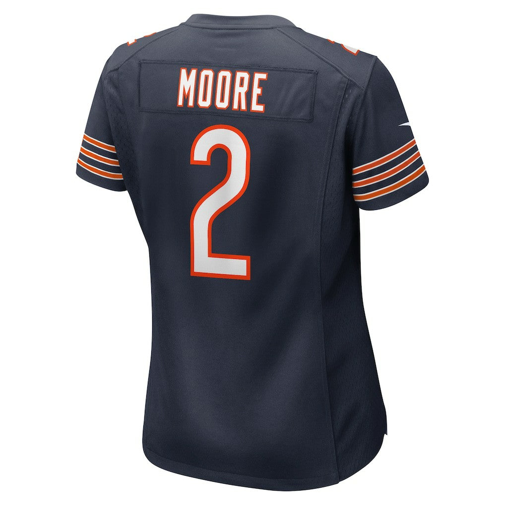 D.J. Moore Chicago Bears Women's Player Jersey - Navy - Nike