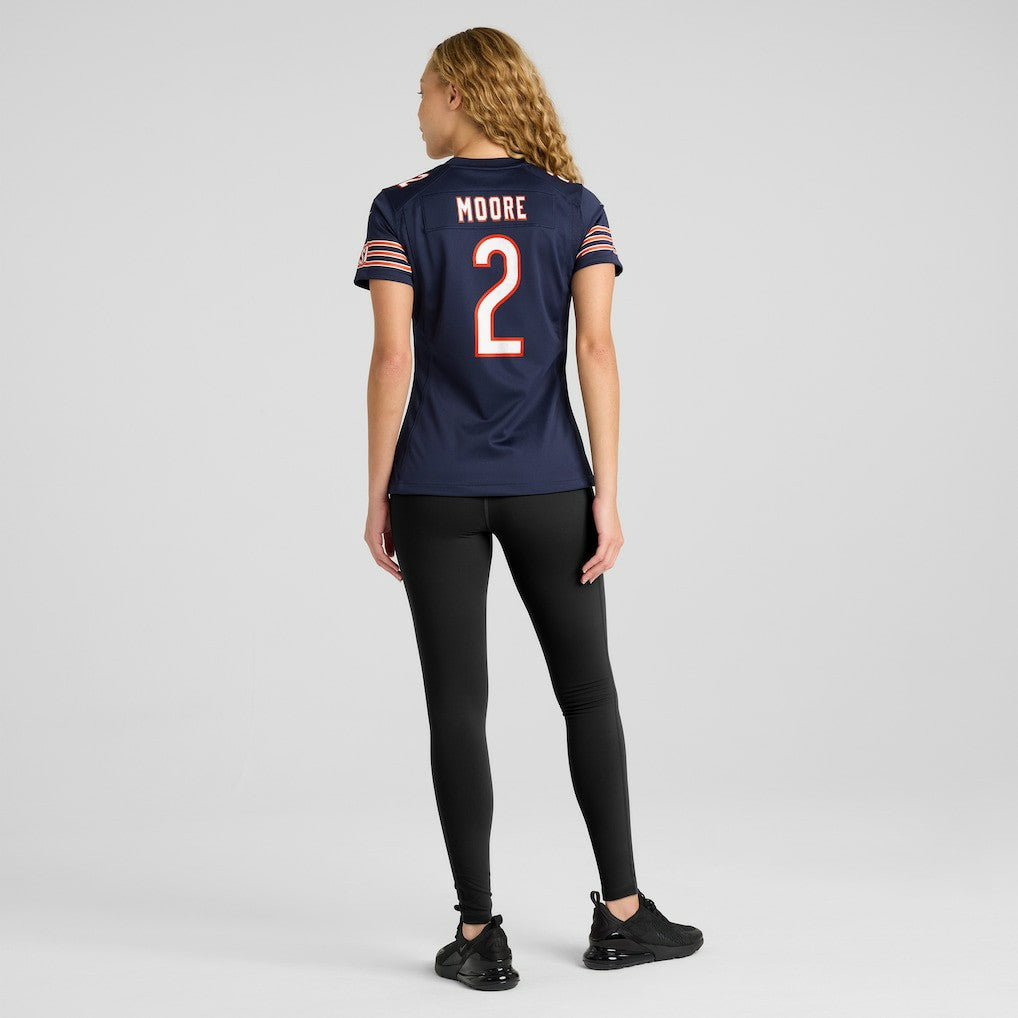 D.J. Moore Chicago Bears Women's Player Jersey - Navy - Nike