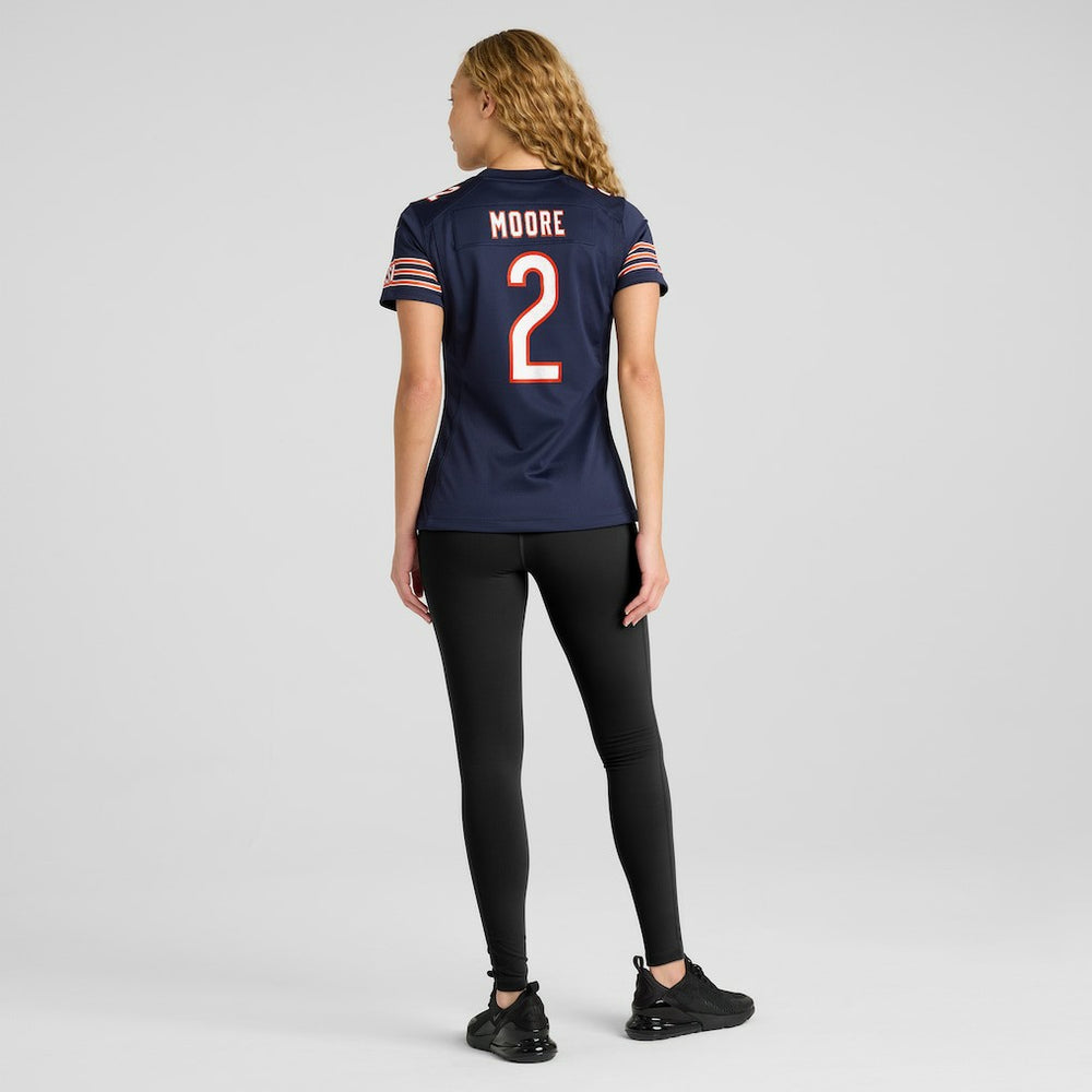 D.J. Moore Chicago Bears Women's Player Jersey - Navy - Nike