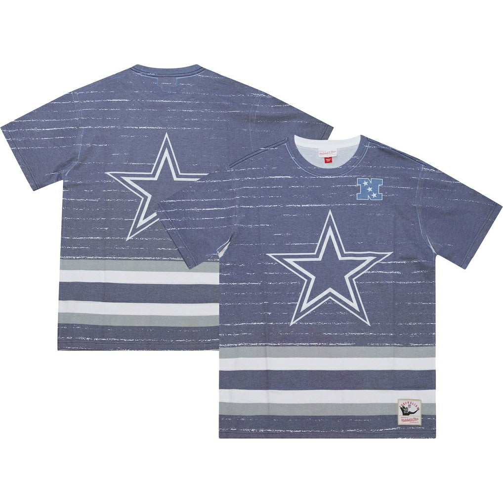 Dallas Cowboys Jumbotron 3.0 T-Shirt - Navy - Mitchell & Ness