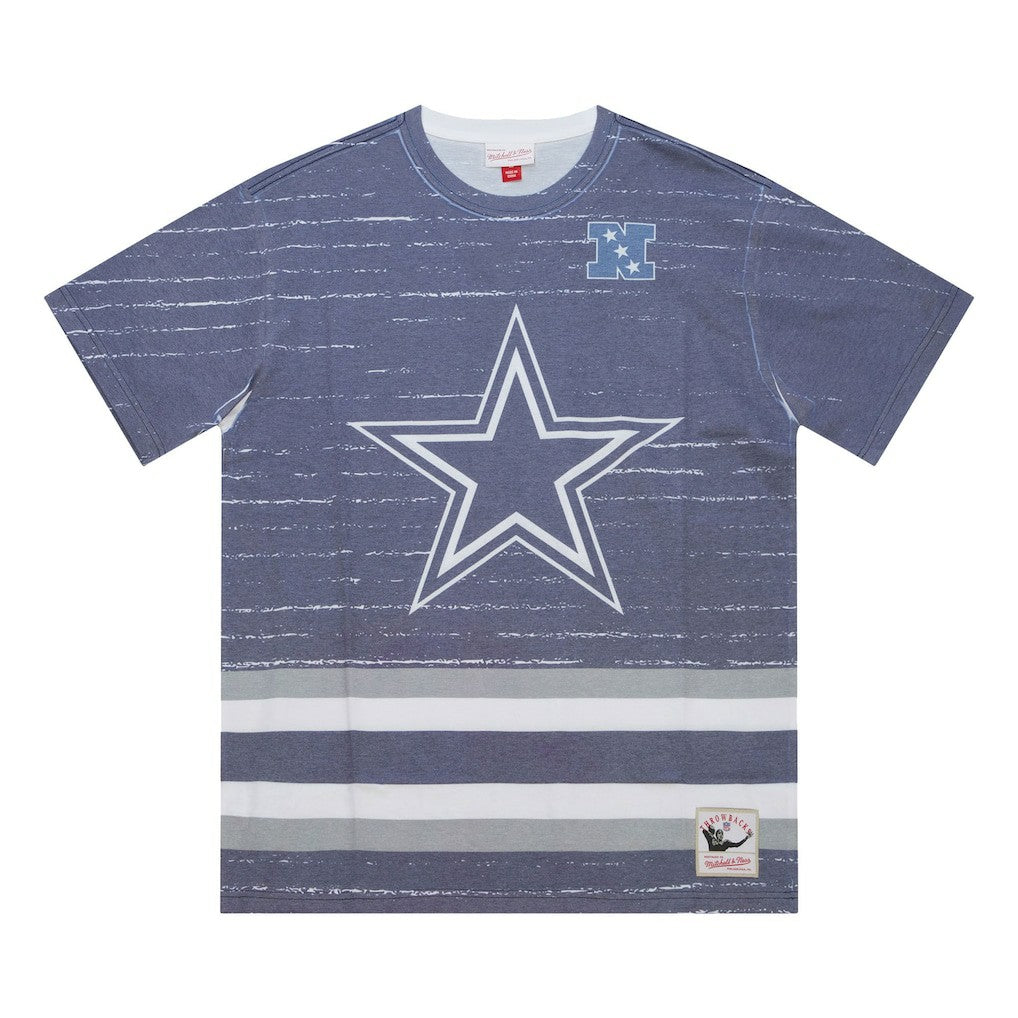 Dallas Cowboys Jumbotron 3.0 T-Shirt - Navy - Mitchell & Ness