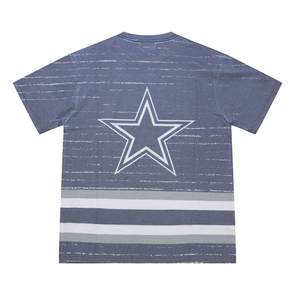 Dallas Cowboys Jumbotron 3.0 T-Shirt - Navy - Mitchell & Ness