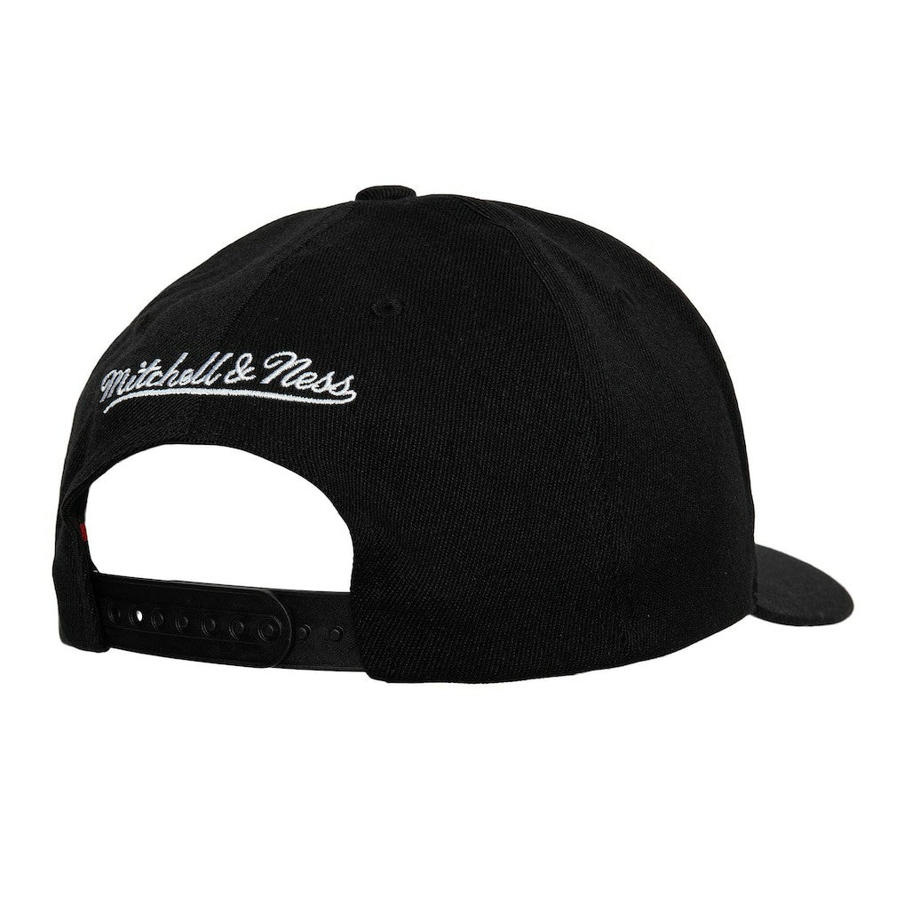 Mitchell & Ness Brooklyn Nets MVP Team Script 2.0 Stretch-Snapback Hat Black