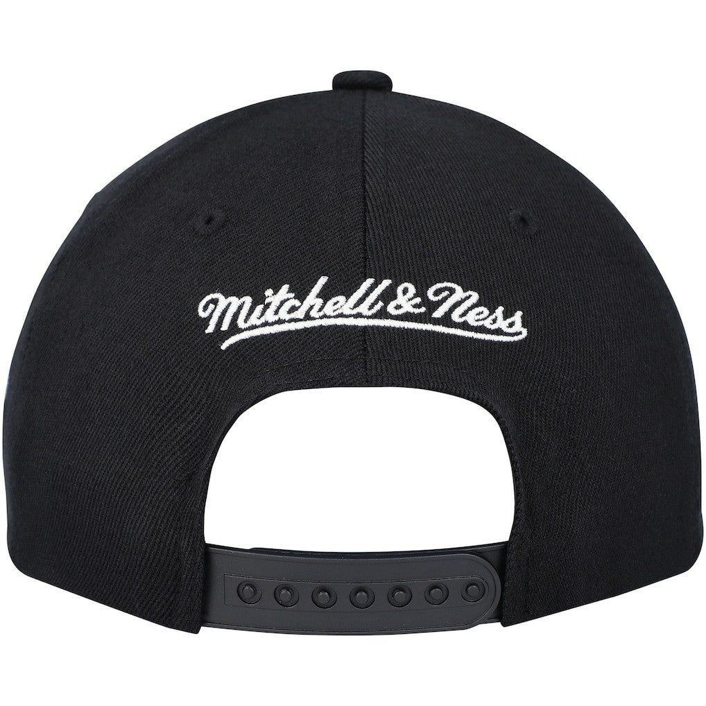Mitchell & Ness Philadelphia 76ers MVP Team Script 2.0 Stretch-Snapback Hat Black