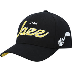 Mitchell & Ness Utah Jazz MVP Team Script 2.0 Stretch Snapback Hat Black