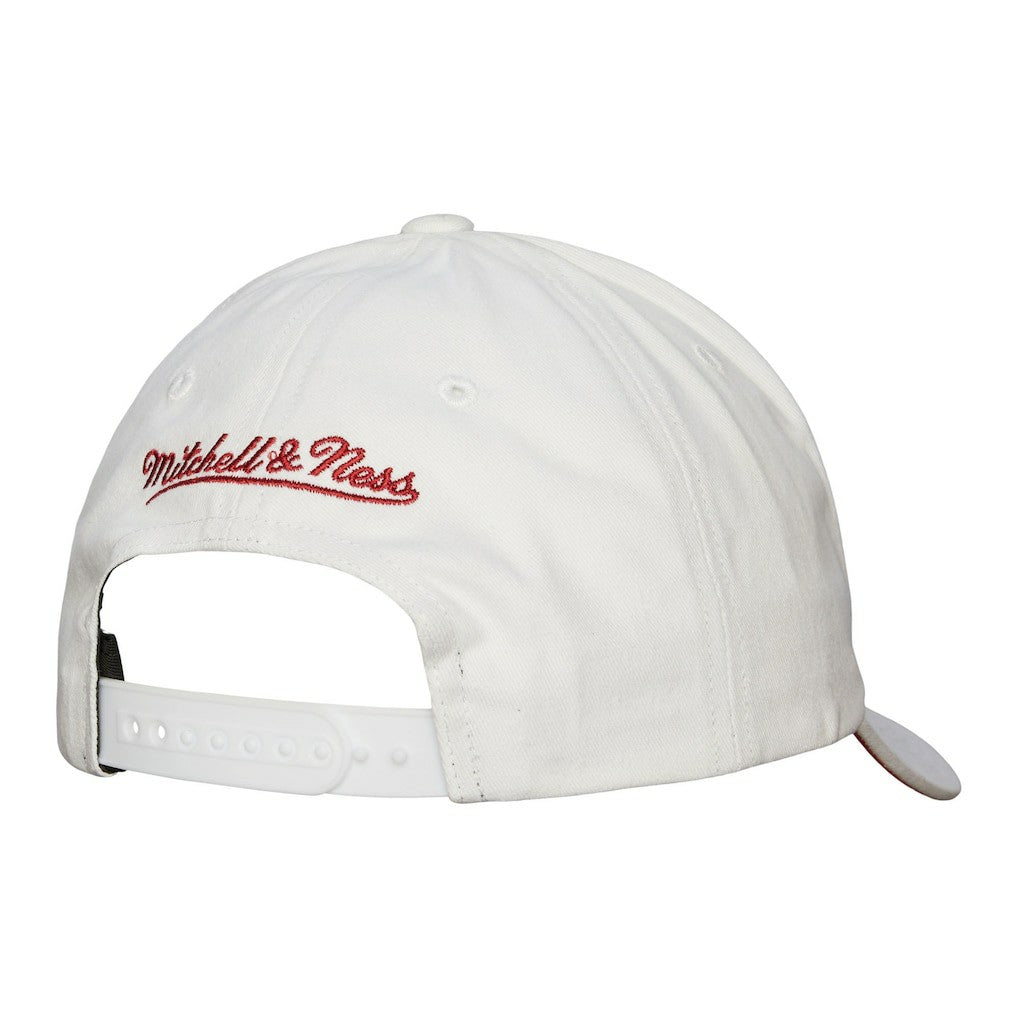 Mitchell & Ness Chicago Bulls Hardwood Classics All In Retro Snapback Hat White
