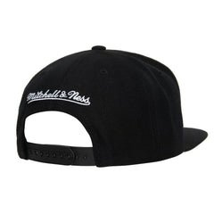 Mitchell & Ness Golden State Warriors Hardwood Classics MVP Team Script 2.0 Snapback Hat Black