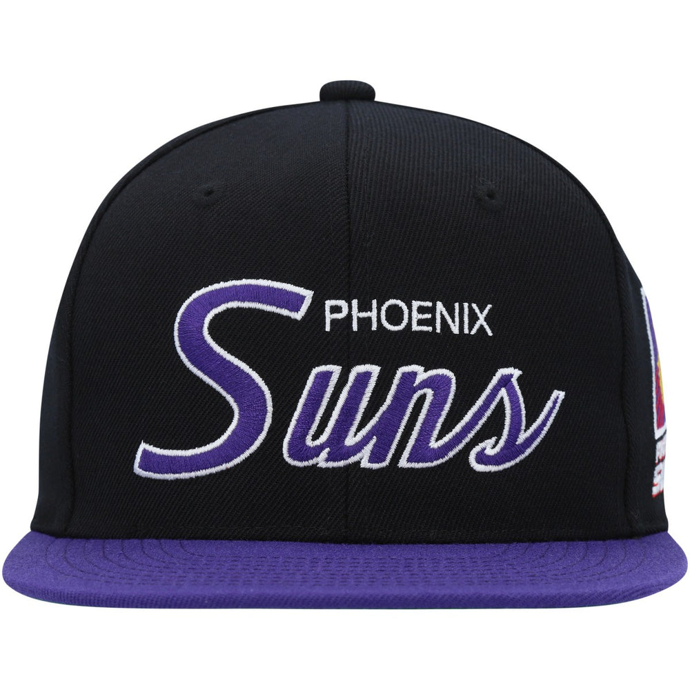 Mitchell & Ness Phoenix Suns Hardwood Classics MVP Team Script 2.0 Snapback Hat Black