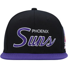 Mitchell & Ness Phoenix Suns Hardwood Classics MVP Team Script 2.0 Snapback Hat Black