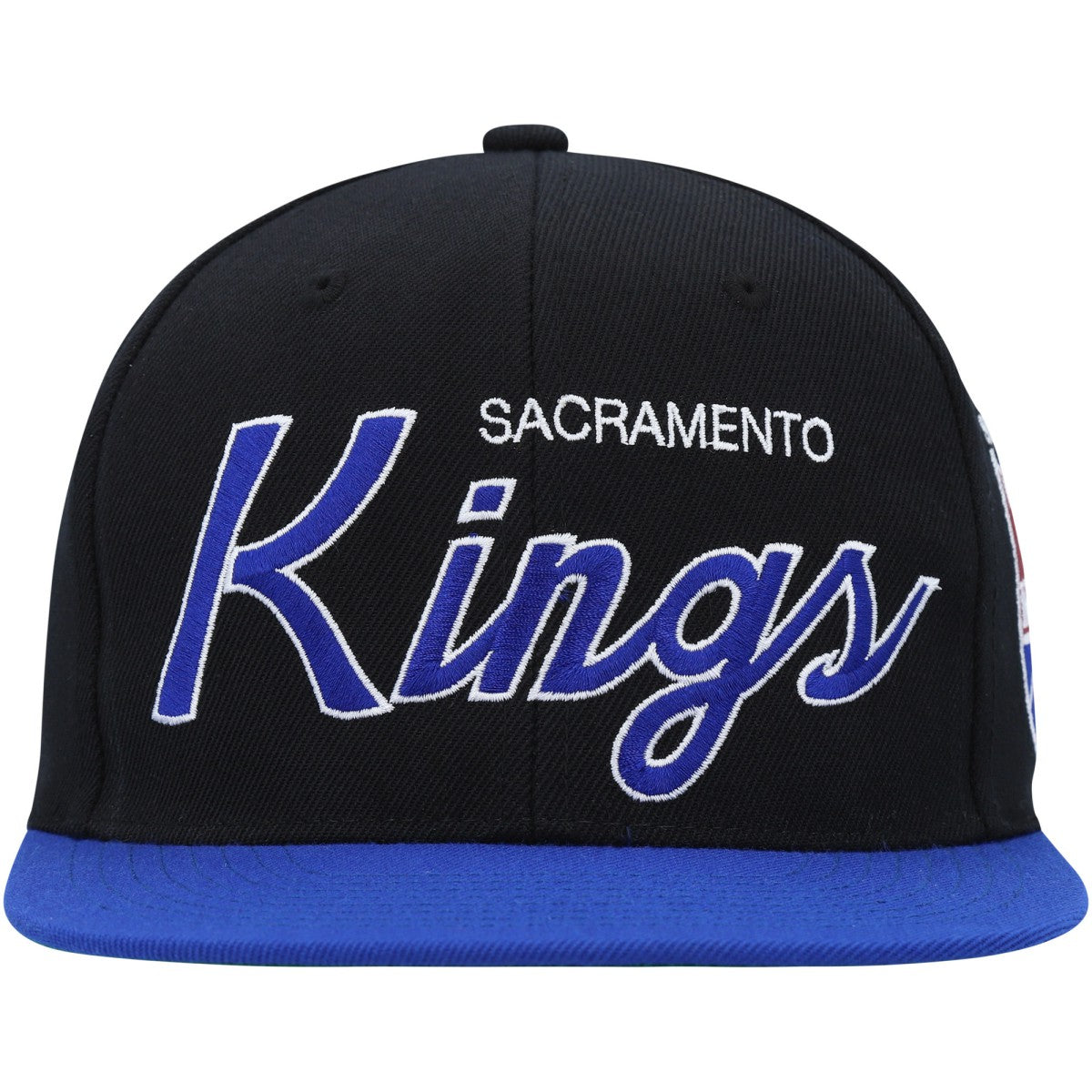 Mitchell & Ness Sacramento Kings Hardwood Classics MVP Team Script 2.0 Snapback Hat Black