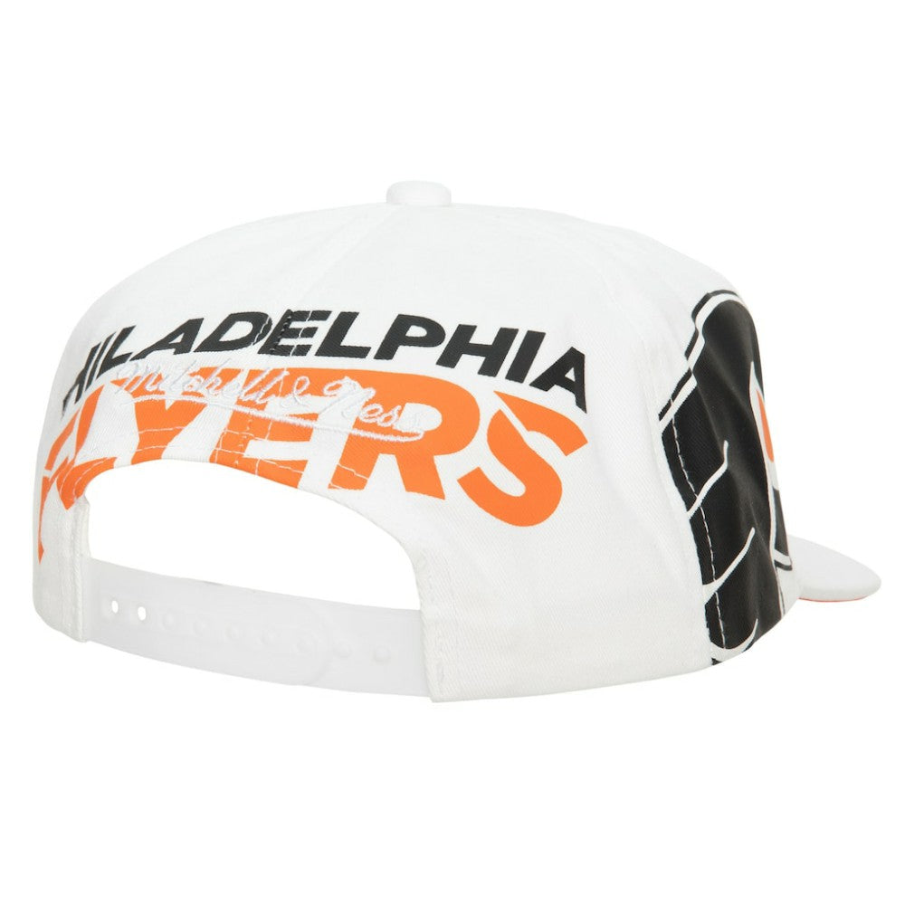 Philadelphia Flyers Mitchell & Ness In Your Face Deadstock Snapback Hat - White | NHL online