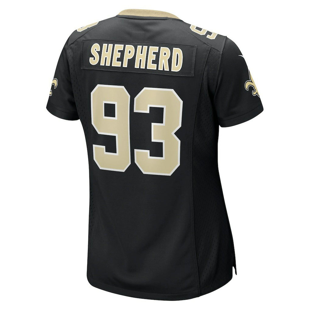 Nathan Shepherd New Orleans Saints Women's Game Jersey - Black - Nike