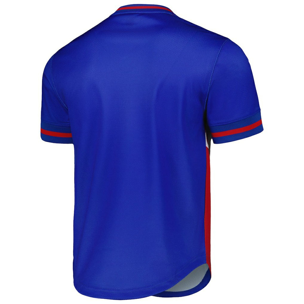 Buffalo Bills Jumbotron 3.0 Mesh V-Neck T-Shirt - Royal - Mitchell & Ness