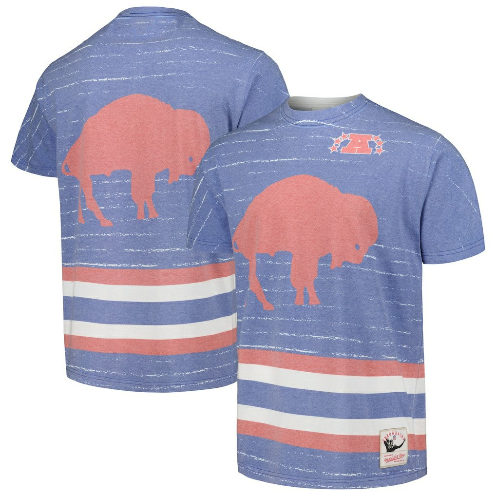Buffalo Bills Jumbotron 3.0 T-Shirt - Royal - Mitchell & Ness