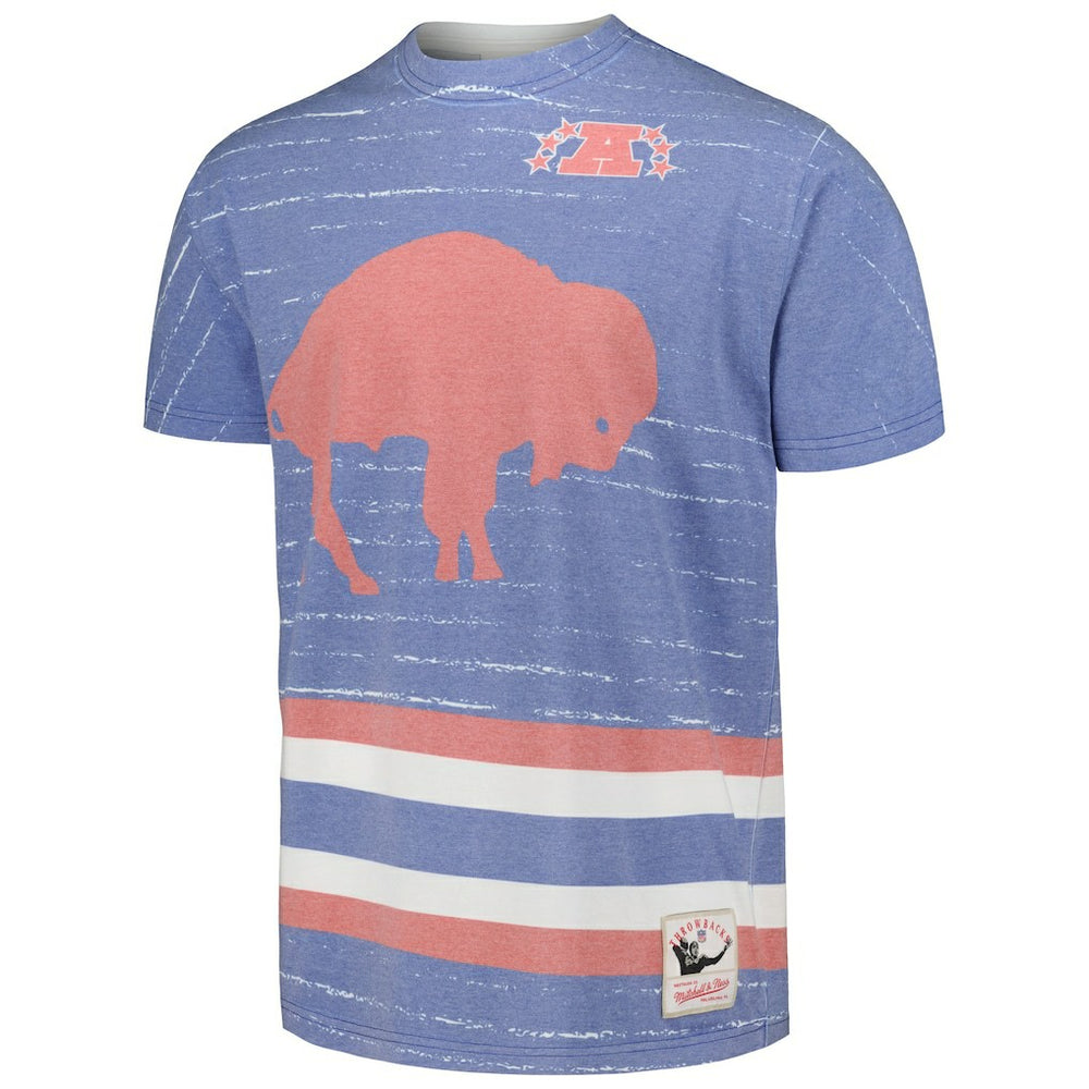Buffalo Bills Jumbotron 3.0 T-Shirt - Royal - Mitchell & Ness