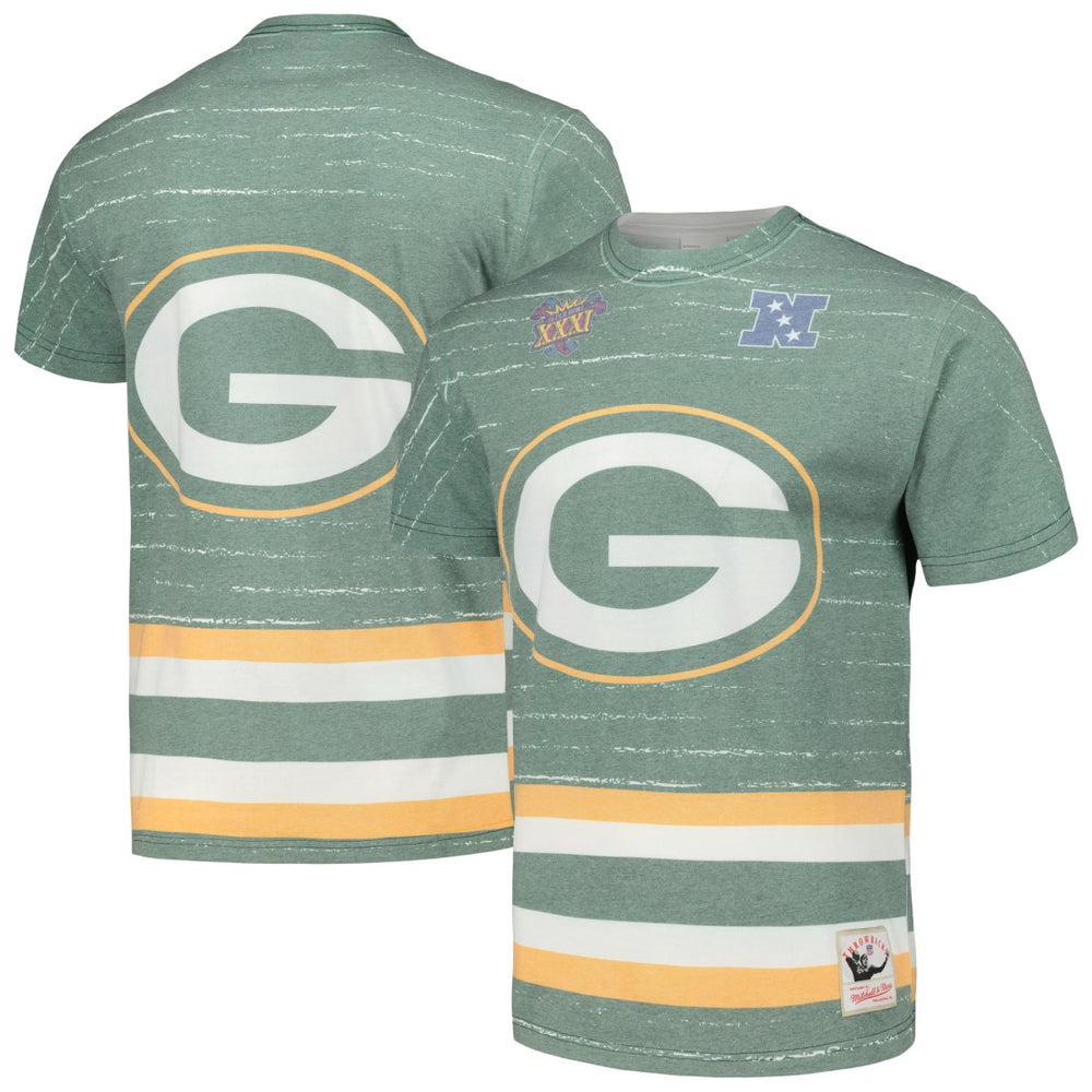 Green Bay Packers Jumbotron 3.0 T-Shirt - Green - Mitchell & Ness