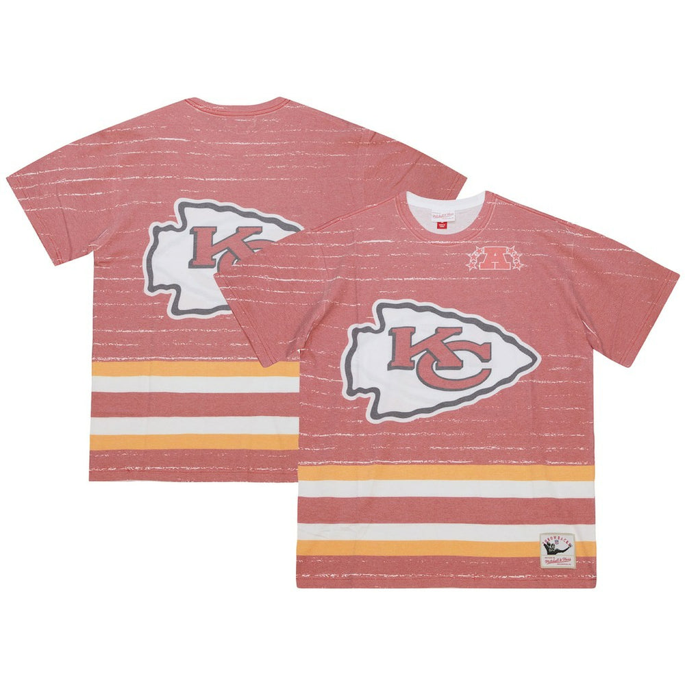 Kansas City Chiefs Jumbotron 3.0 T-Shirt - Red - Mitchell & Ness