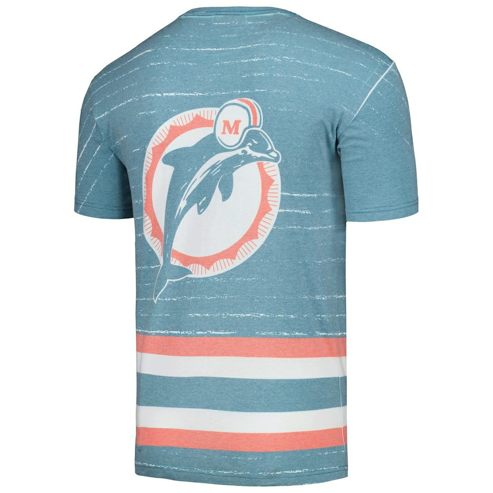 Miami Dolphins Jumbotron 3.0 T-Shirt - Aqua - Mitchell & Ness