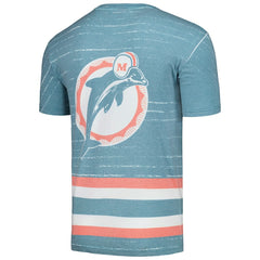 Miami Dolphins Jumbotron 3.0 T-Shirt - Aqua - Mitchell & Ness
