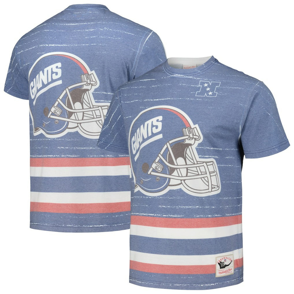 New York Giants Jumbotron 3.0 T-Shirt - Royal - Mitchell & Ness