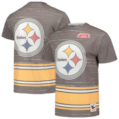 Pittsburgh Steelers Jumbotron 3.0 T-Shirt - Black - Mitchell & Ness