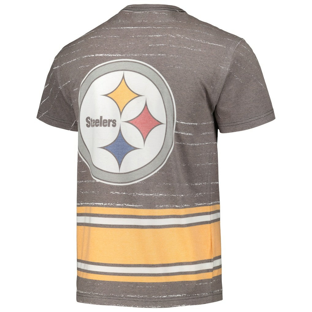 Pittsburgh Steelers Jumbotron 3.0 T-Shirt - Black - Mitchell & Ness