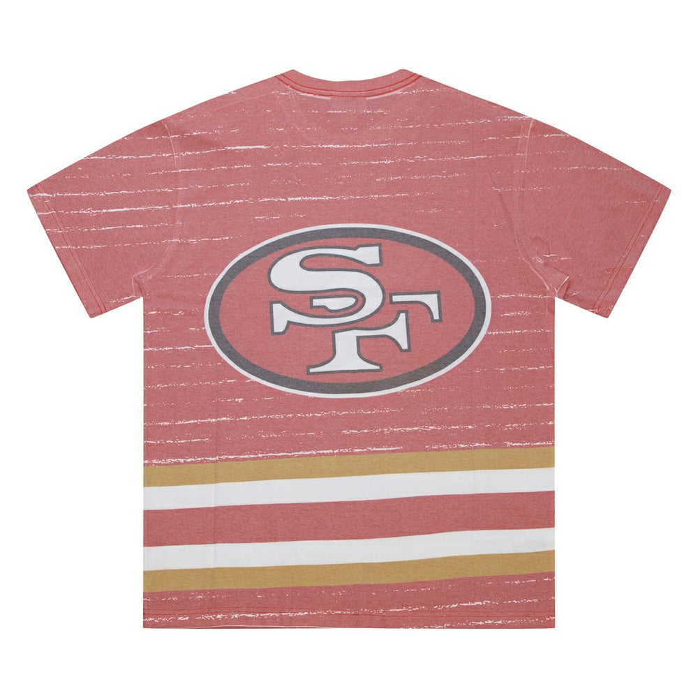 San Francisco 49ers Jumbotron 3.0 T-Shirt - Scarlet - Mitchell & Ness