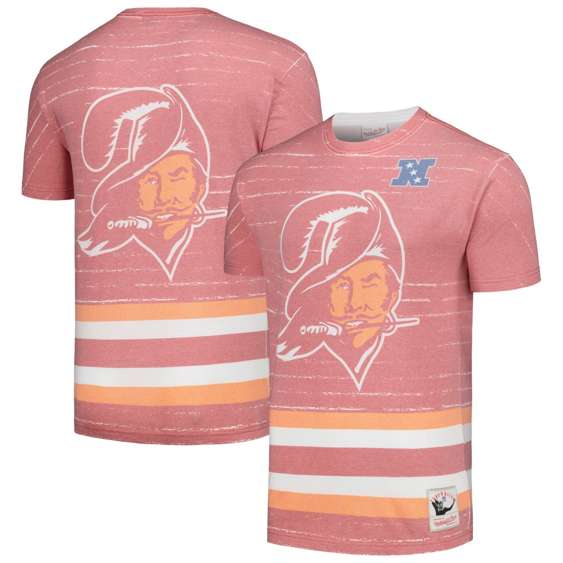 Tampa Bay Buccaneers Jumbotron 3.0 T-Shirt - Red - Mitchell & Ness