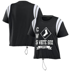 Chicago White Sox WEAR by Erin Andrews Women's Cinched Colorblock T-Shirt Discount