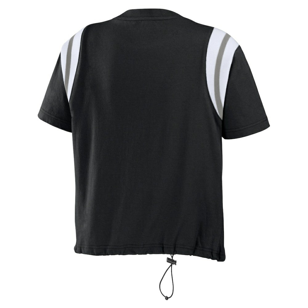 Chicago White Sox WEAR by Erin Andrews Women's Cinched Colorblock T-Shirt Discount