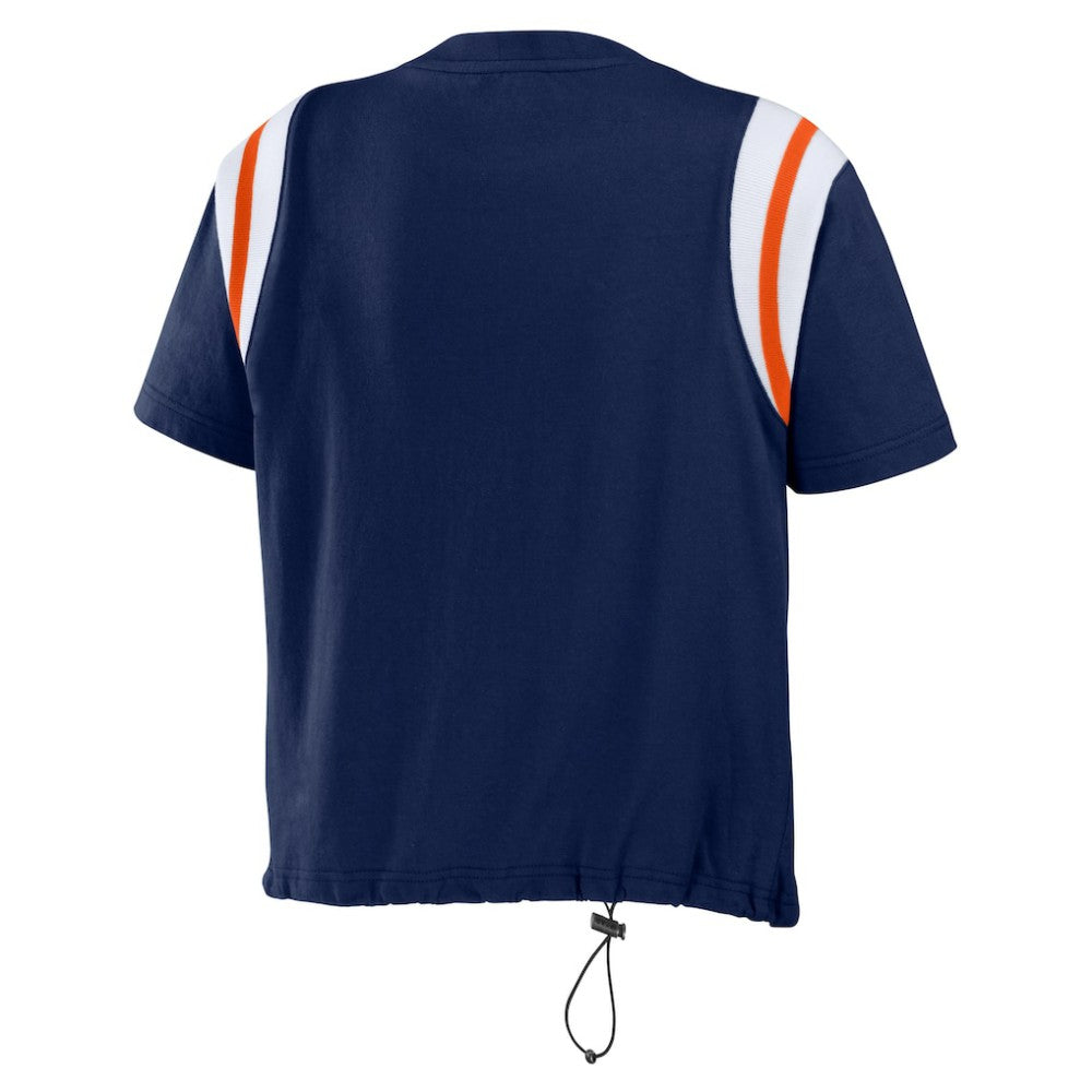 Houston Astros WEAR by Erin Andrews Women's Cinched Colorblock T-Shirt Sale