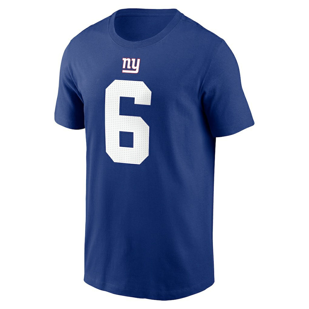 Jaxson Dart New York Giants Name & Number T-Shirt - Royal - Nike