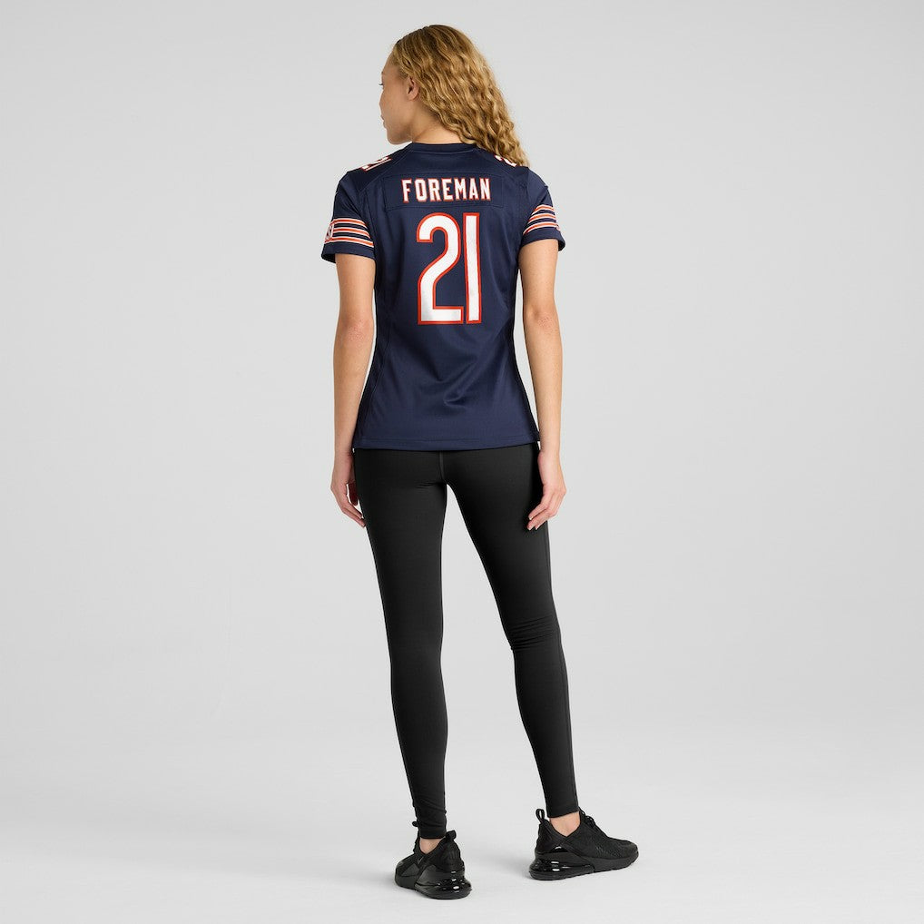 D'Onta Foreman Chicago Bears Women's Game Jersey - Navy - Nike