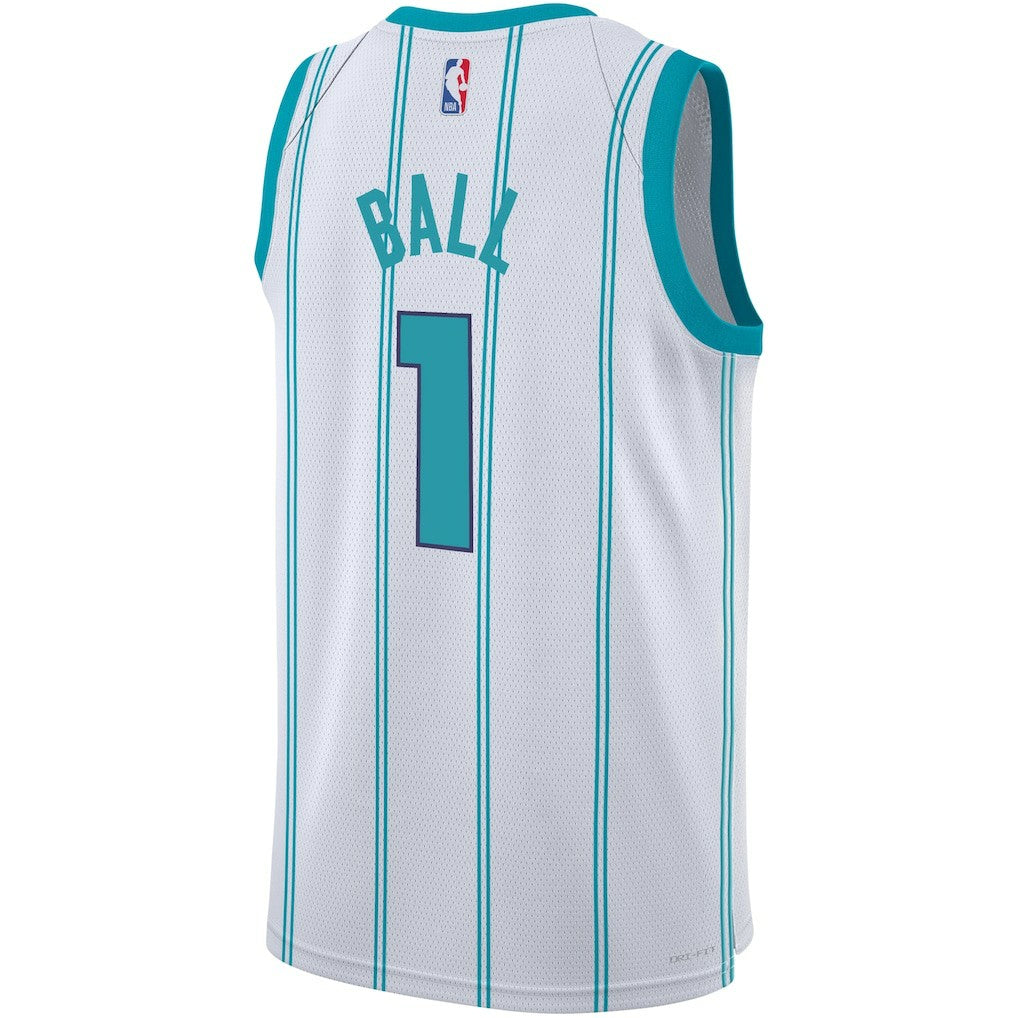 Nike LaMelo Ball Charlotte Hornets Youth Swingman Jersey Association Edition White