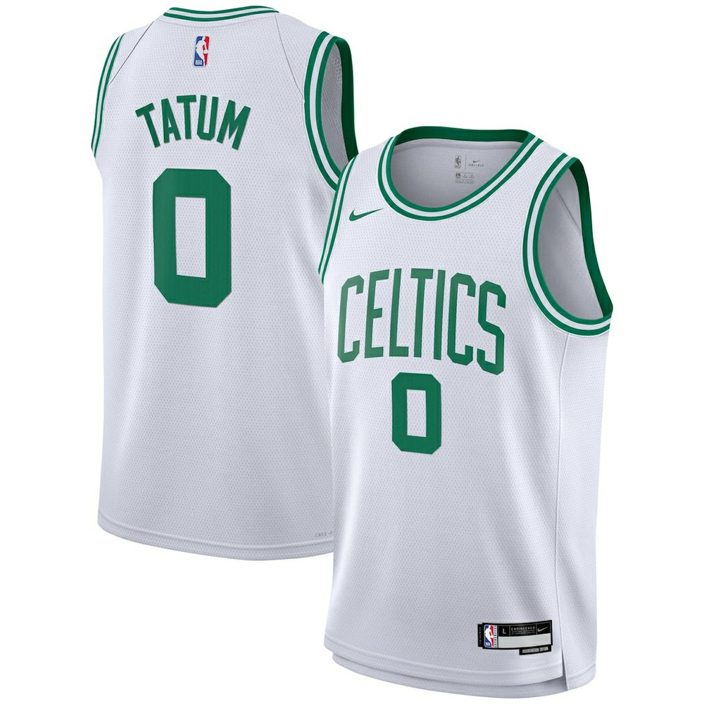 Nike Jayson Tatum Boston Celtics Youth Swingman Jersey Association Edition White