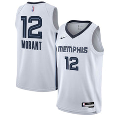 Nike Ja Morant Memphis Grizzlies Youth Swingman Jersey Association Edition White