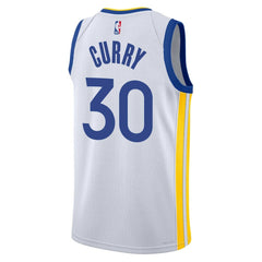 Nike Stephen Curry Golden State Warriors Youth Swingman Jersey Association Editi- White