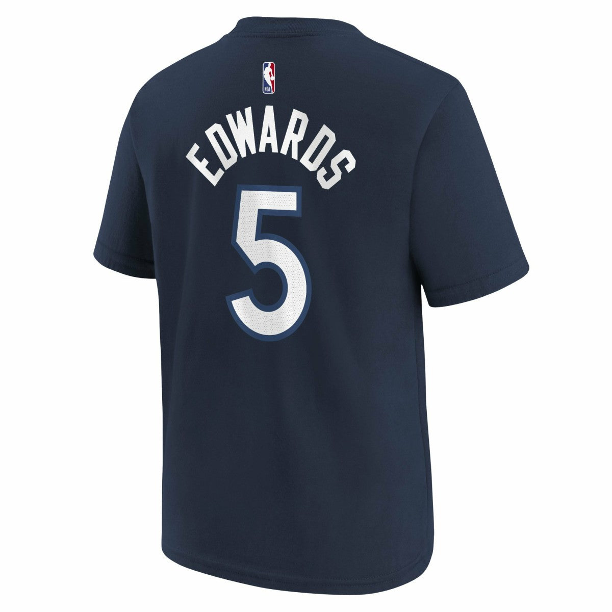 Anthony Edwards Minnesota Timberwolves Youth Icon Name & Number T-Shirt Navy