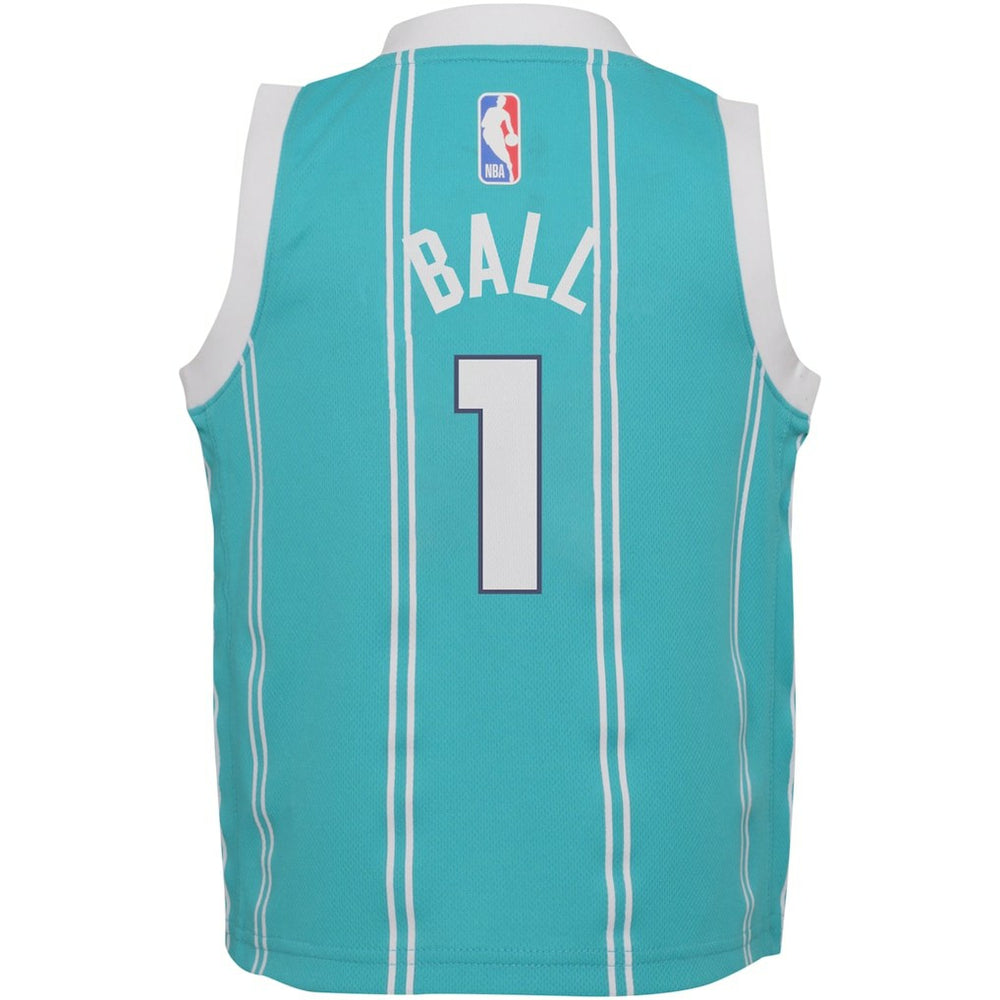 LaMelo Ball Charlotte Hornets Jordan Brand Preschool Swingman Player Jersey Icon Edition Teal