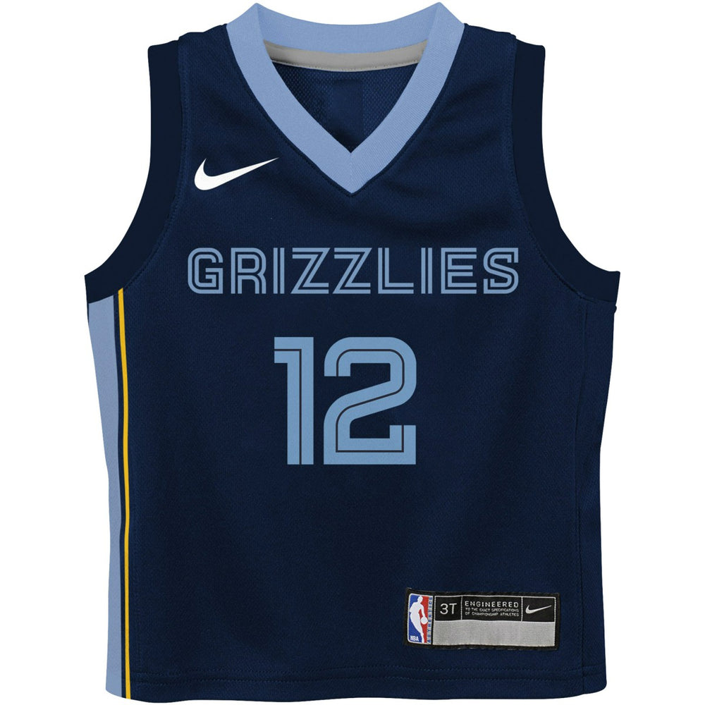 Nike Ja Morant Memphis Grizzlies Preschool Swingman Player Jersey Icon Edition Navy