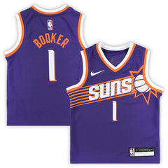 Nike Devin Booker Phoenix Suns Preschool Swingman Player Jersey Icon Edition Purple