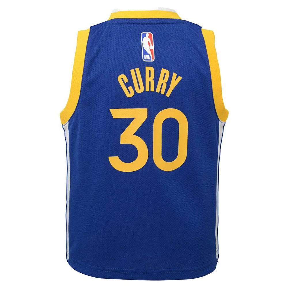 Nike Stephen Curry Golden State Warriors Preschool Dri-FIT Swingman Player Jersey Icon Editi- Royal