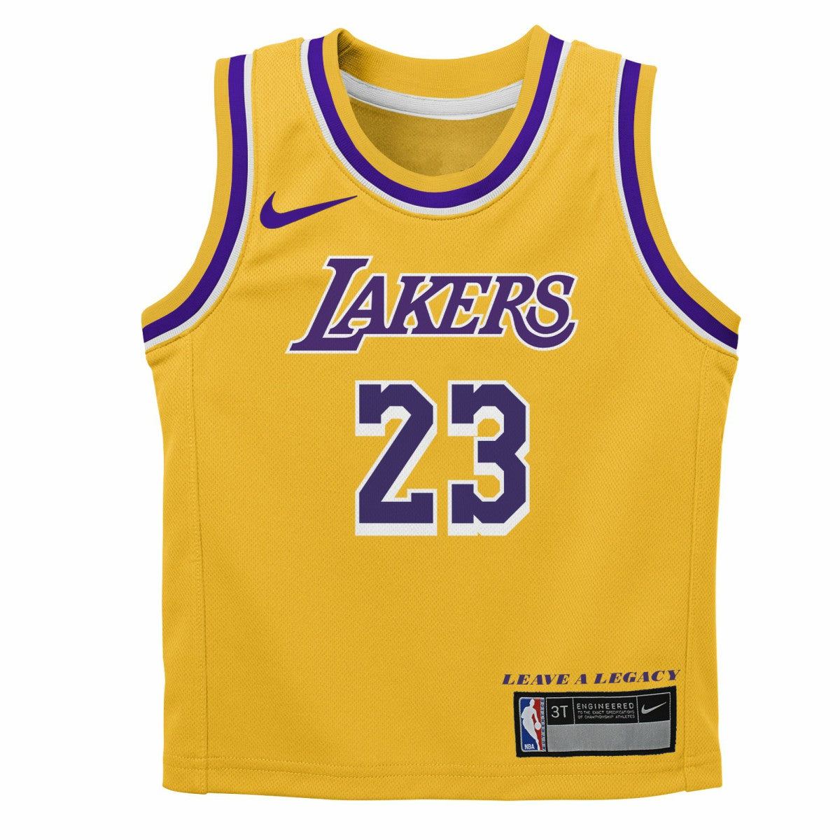 Nike LeBron James Los Angeles Lakers Preschool Dri-FIT Swingman Player Jersey Icon Edition Gold