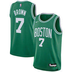 Nike Jaylen Brown Boston Celtics Youth Swingman Jersey Icon Edition Kelly Green