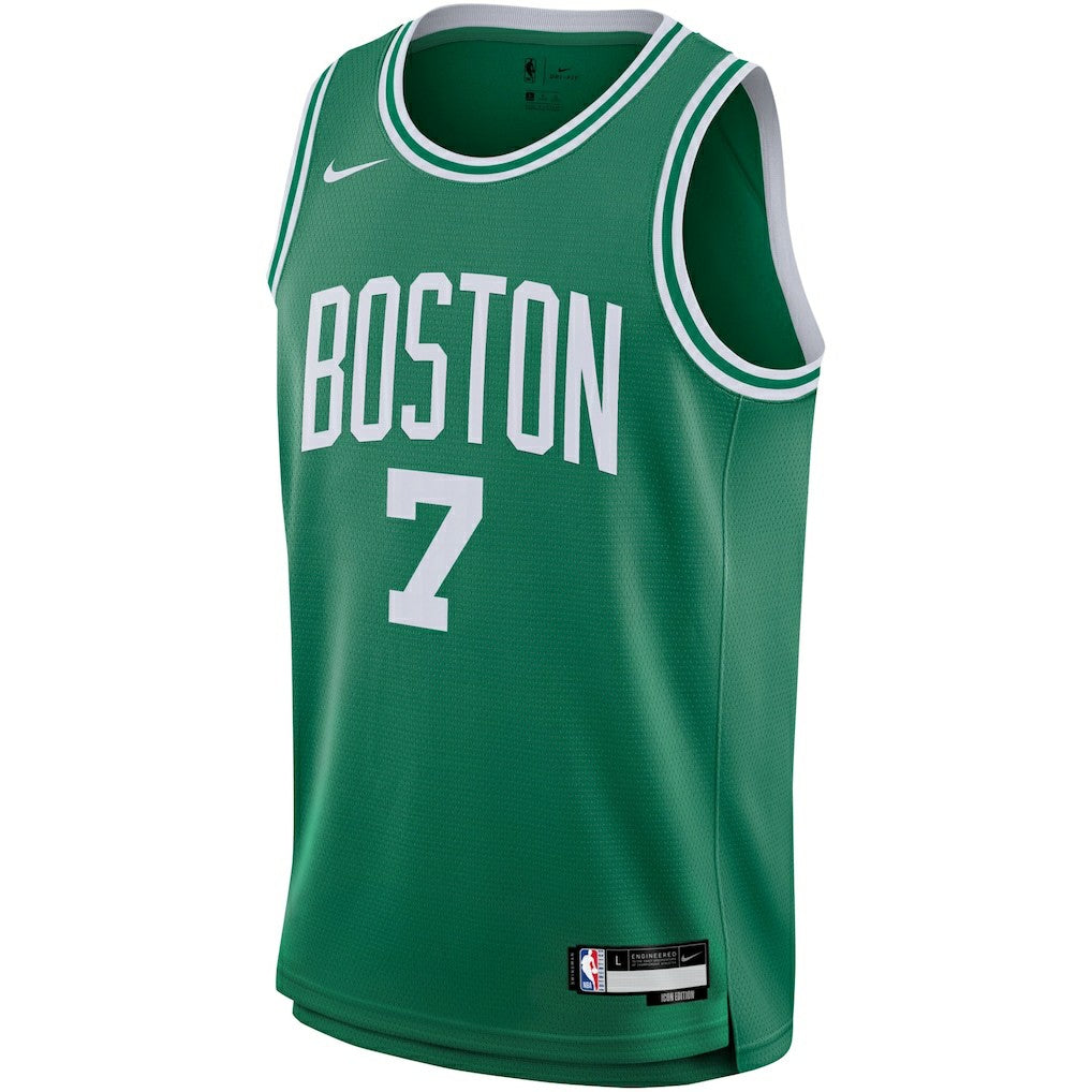 Nike Jaylen Brown Boston Celtics Youth Swingman Jersey Icon Edition Kelly Green
