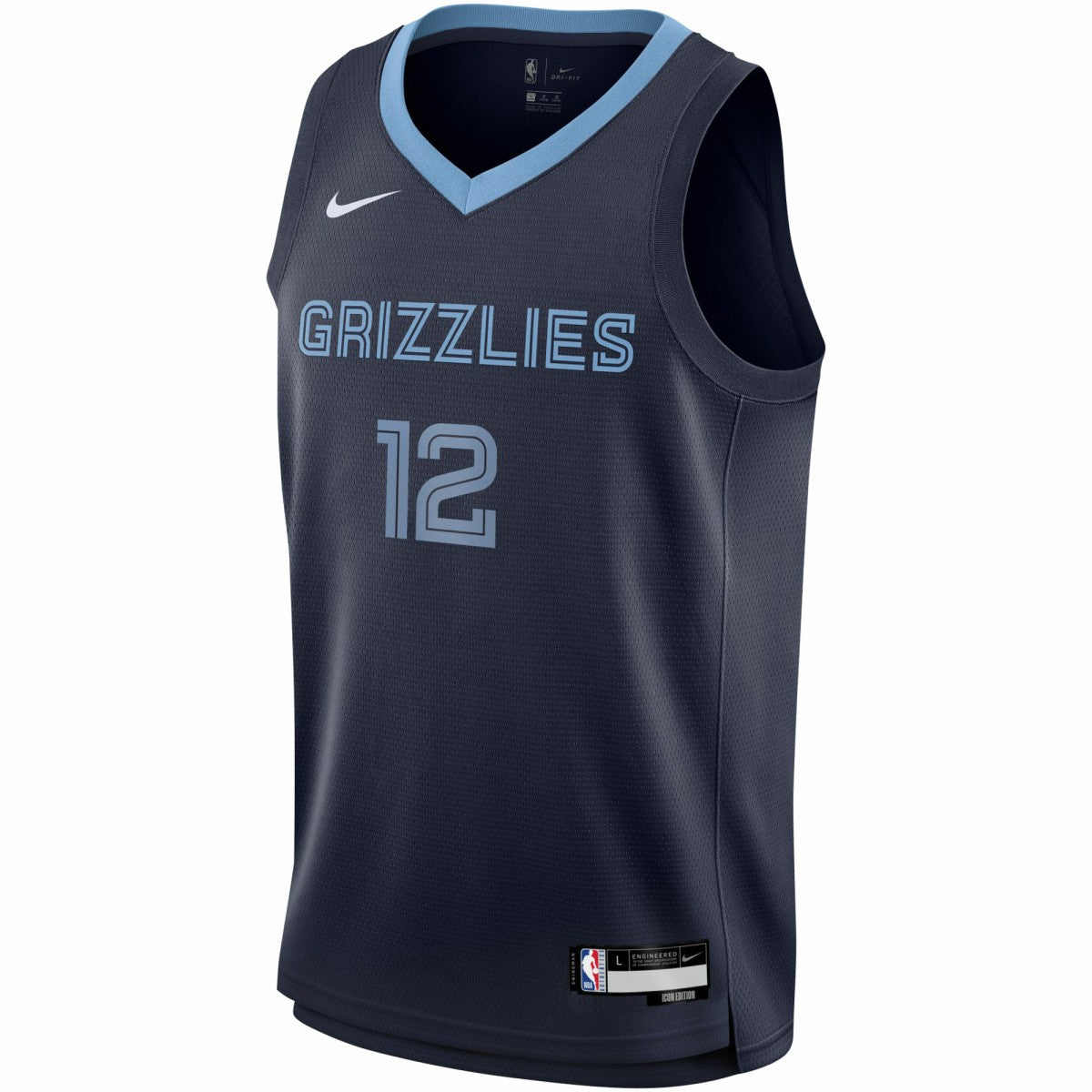 Nike Ja Morant Memphis Grizzlies Youth Swingman Jersey Icon Edition Navy