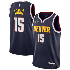 Nike Nikola Jokic Denver Nuggets Youth Swingman Jersey Icon Editi- Navy