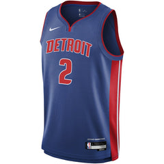 Nike Cade Cunningham Detroit Pistons Youth Swingman Jersey Icon Editi- Blue
