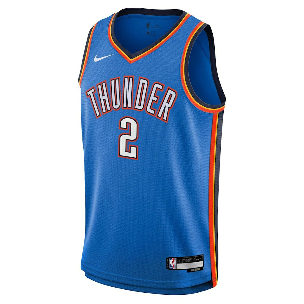 Nike Shai Gilgeous-Alexander Oklahoma City Thunder Youth Swingman Jersey Icon Editi- Blue